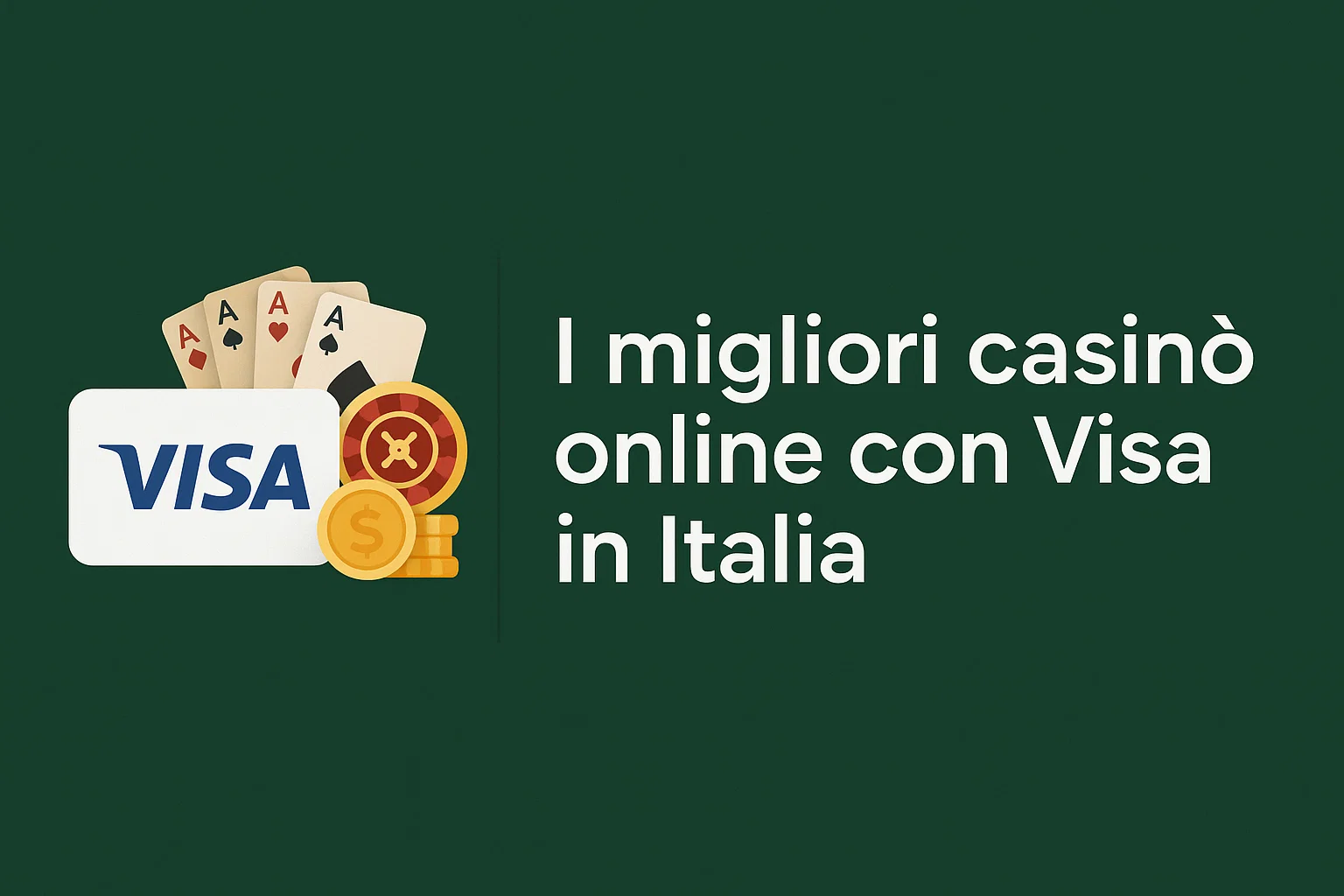 I migliori casinò online con Visa in Italia